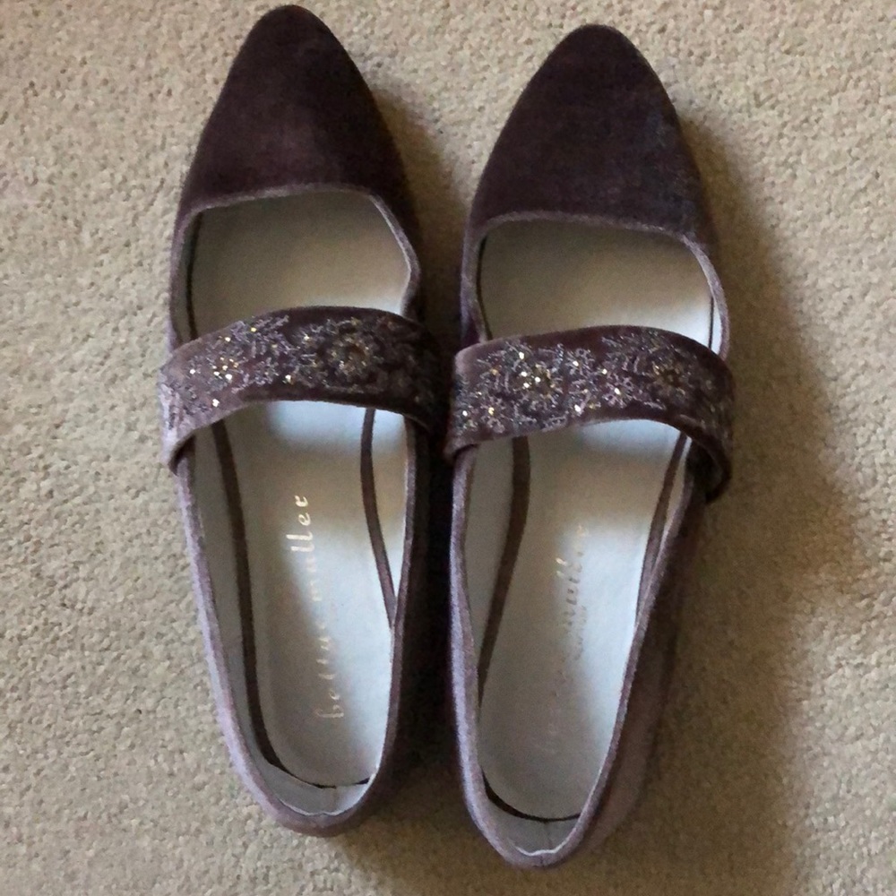 Anthropologie Arietta flats- Taupe Size 9.5 NIB